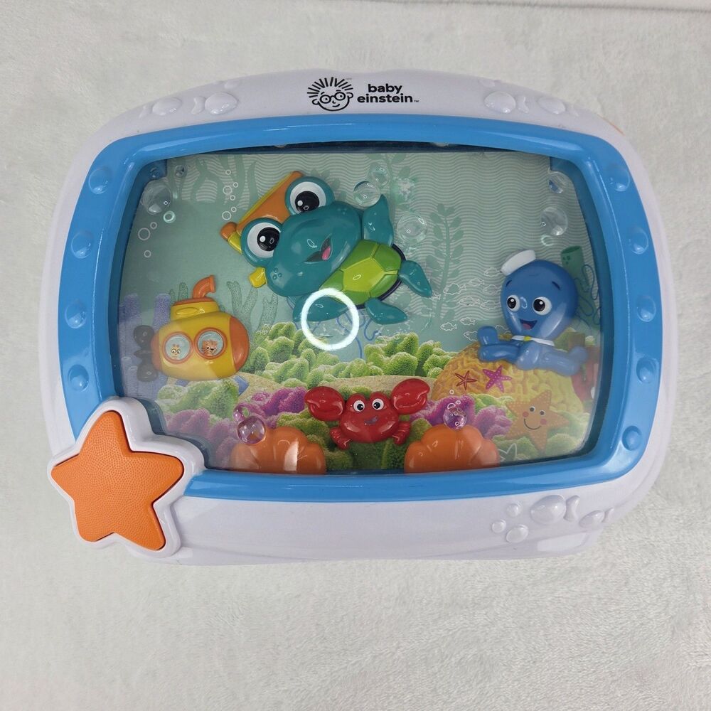 Baby Einstein Sea Dreams Soother Toy Musical Aquarium Tested & Works (No Remote)